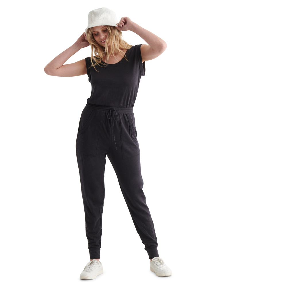 Lucky Brand Sleeveless Jogger - Black
